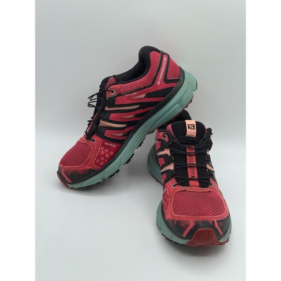 Salomon X-Mission 3 Womens Trail Running Shoes Size 8 Red/Black - Picture 6 of 12
